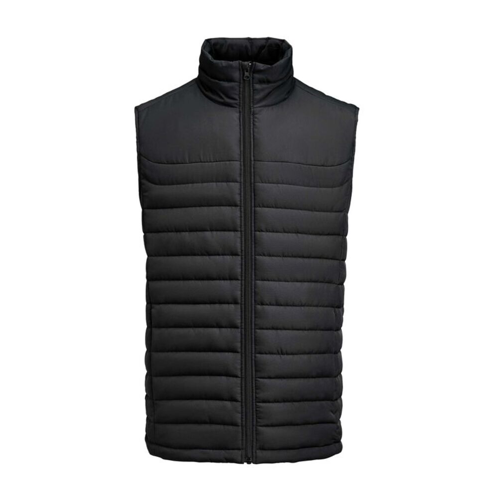 James Harvest Mens Arches Padded Vest / Black